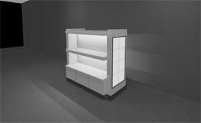 展示柜台3D模型